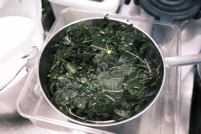 Fig leaf maceration process